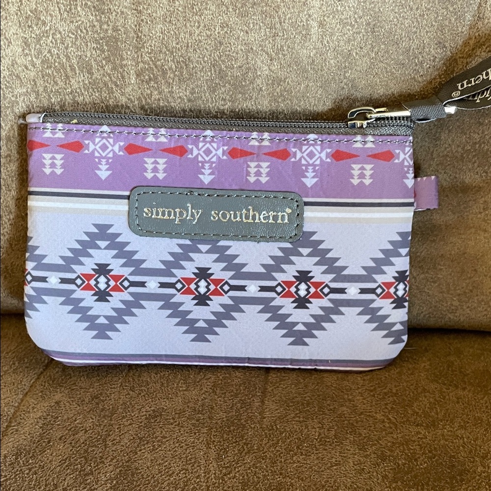 🌵💖 Simply Southern Aztec Coin Purse – Brand New & Adorable